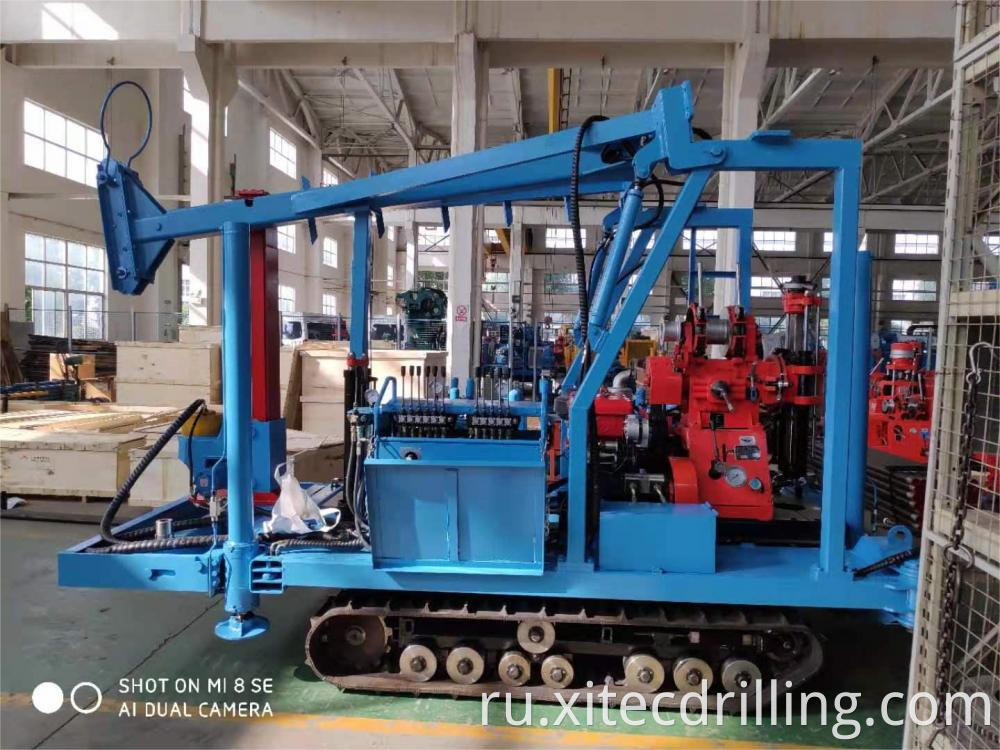Gyq 200a Exploration Drilling Rig Soil Investigation Drilling Machine Hydraulic Chuck Light Weight 1